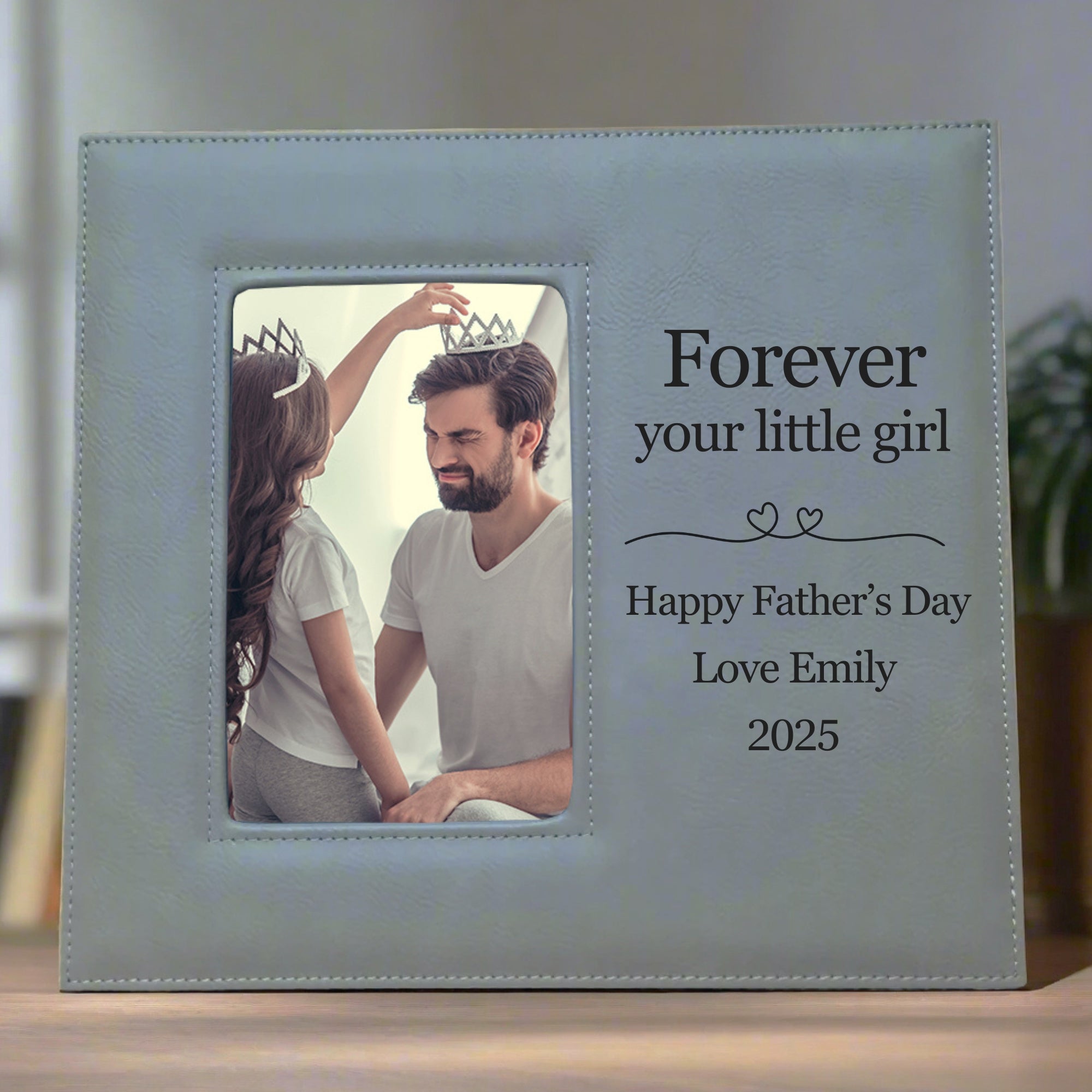 Personalised 4x6 Photo Frame for Dad - Fathers Day or Birthday Gift Idea