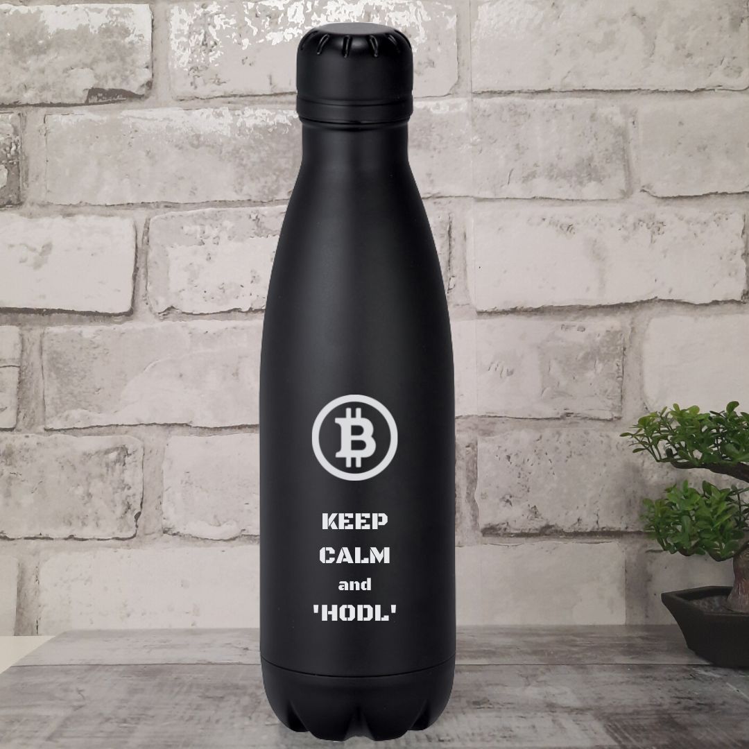 Crypto Gifts - Popular Cryptocurrency Inspired Thermos Drinks Bottle