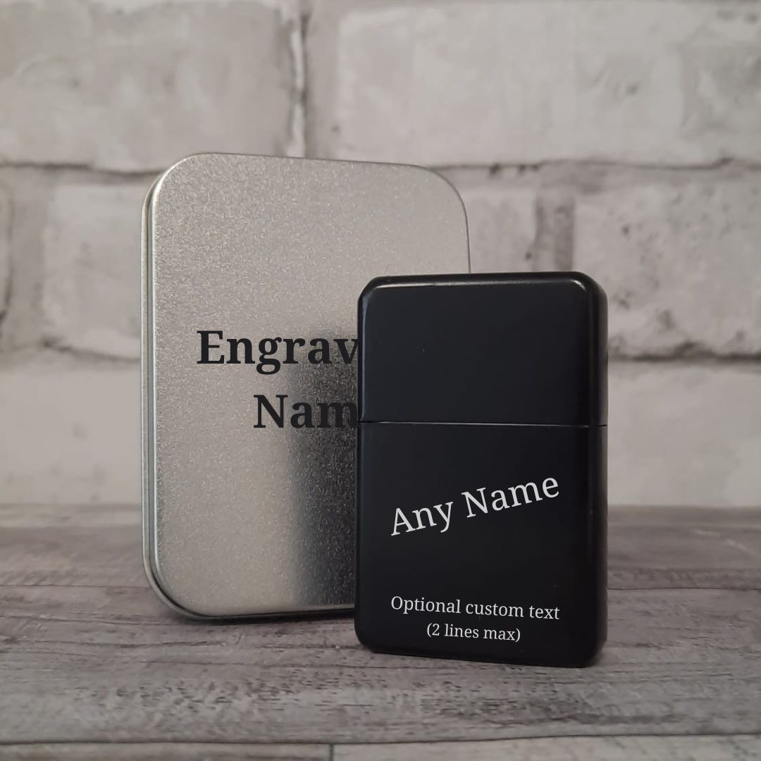 Personalised Lighter - Engraved With Name & Any Text