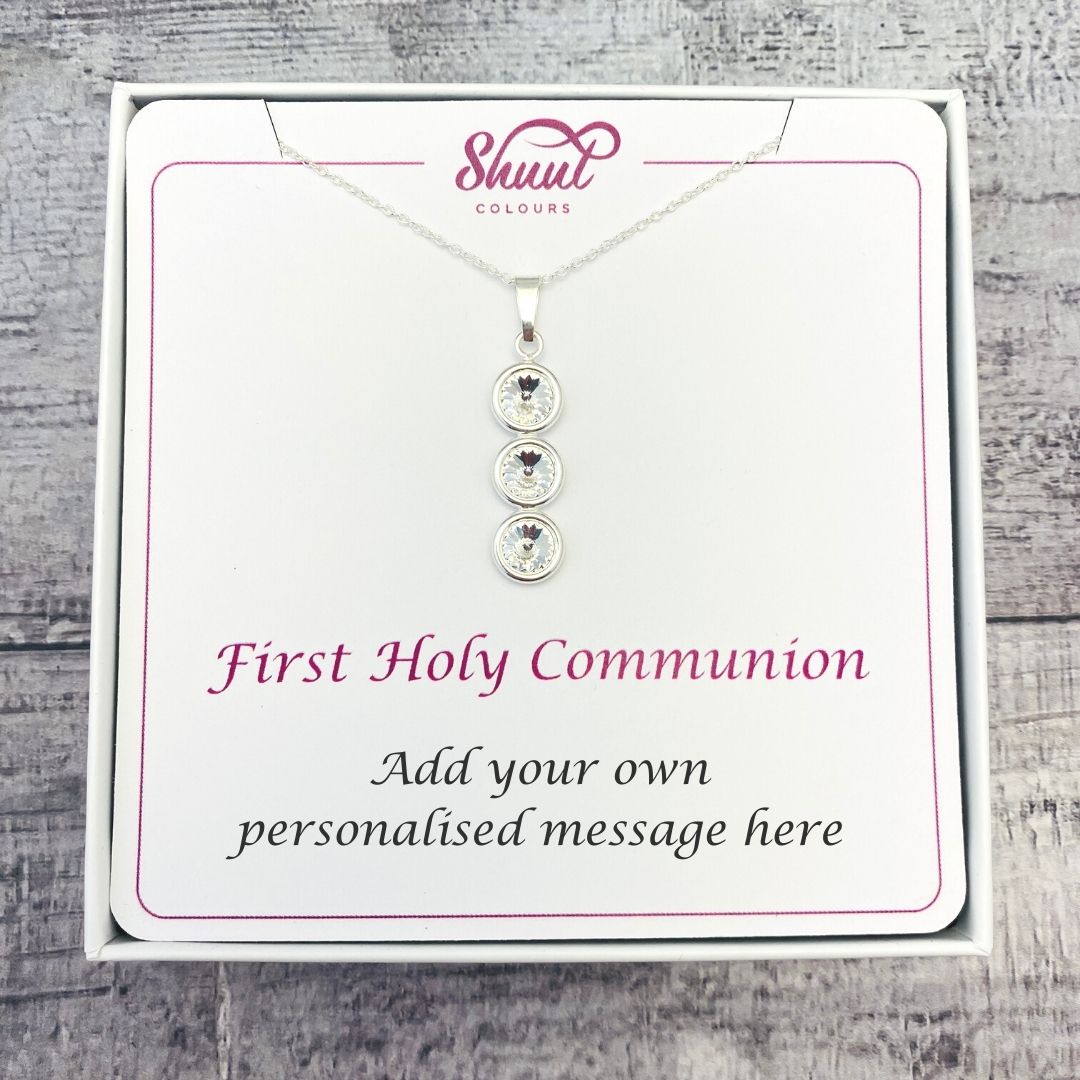 First Holy Communion Necklace - Personalised Communion Gifts
