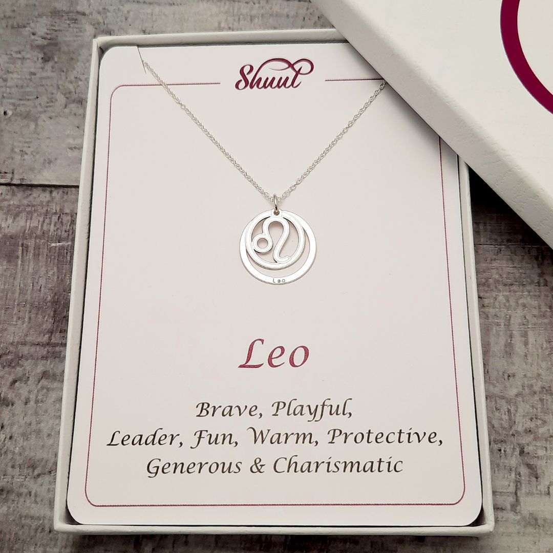 Leo Star Sign Necklace Pendant