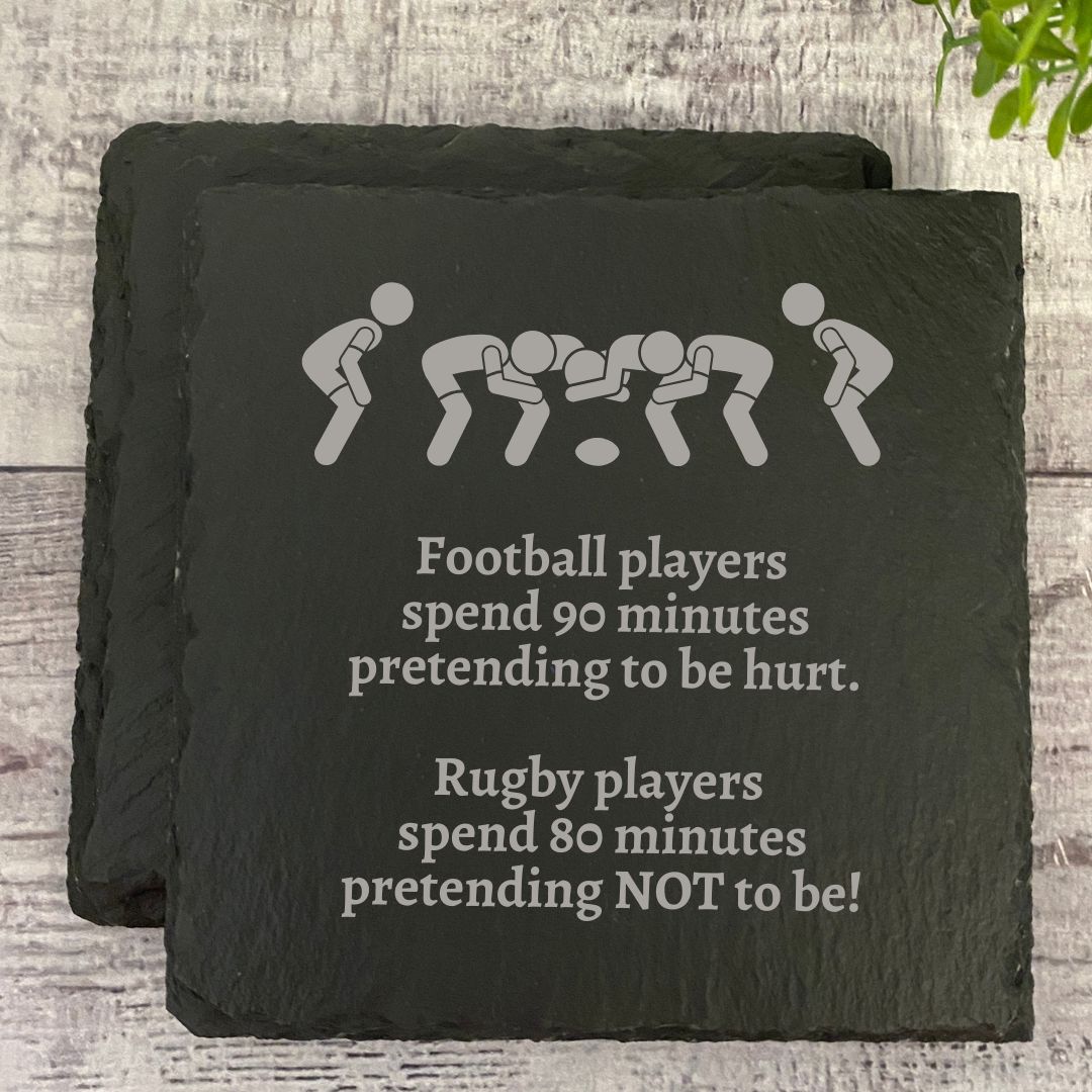 Rugby Gift Set of Coasters - Various Options