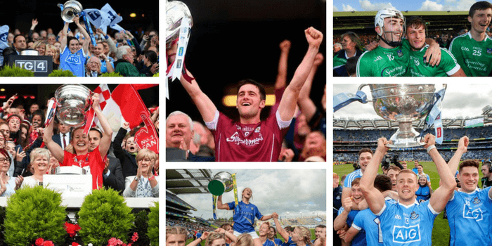 The Definitive List Of Inter County All Ireland Winners 2017 in Football, Hurling & Camogie At All Levels.