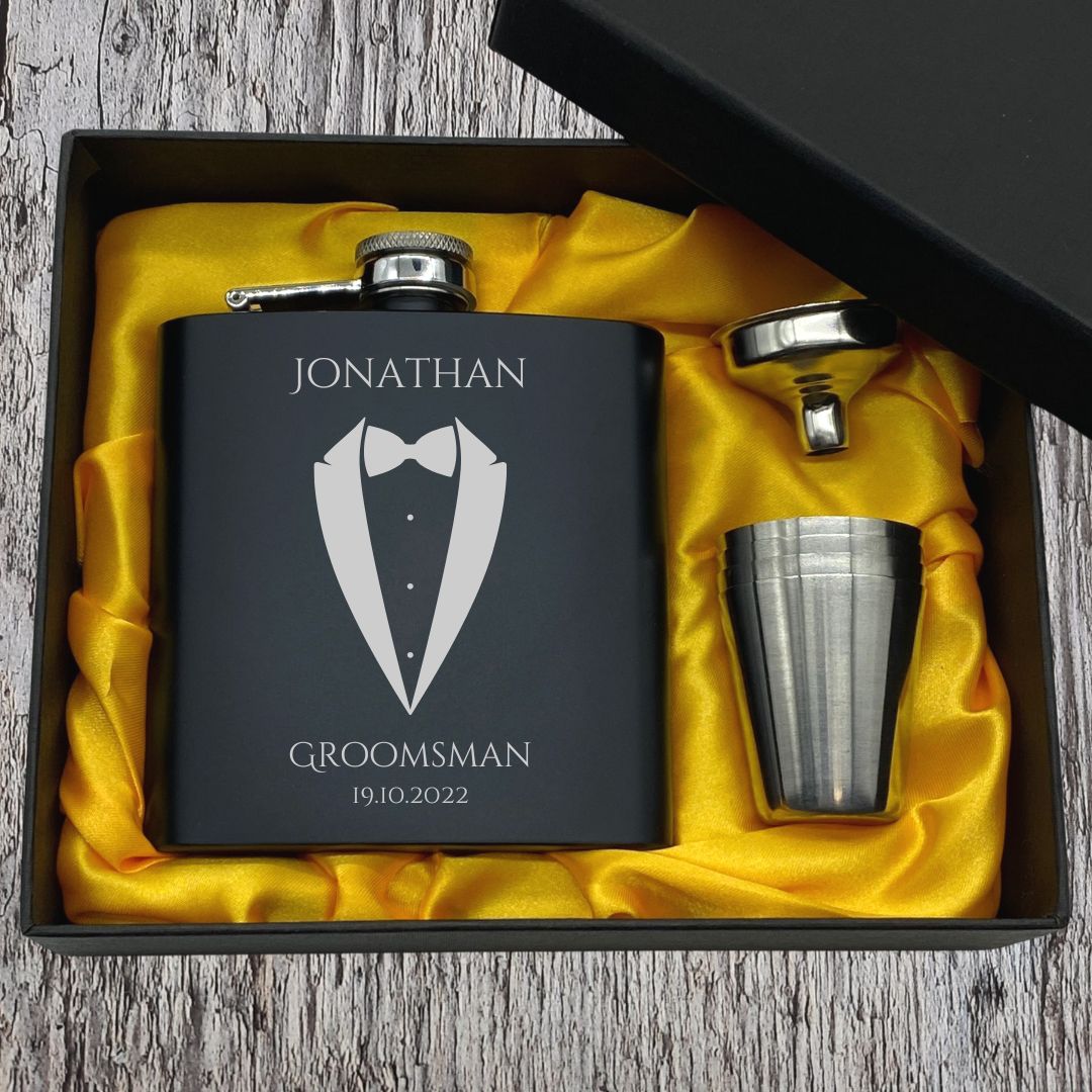 Hip Flasks for Groomsmen