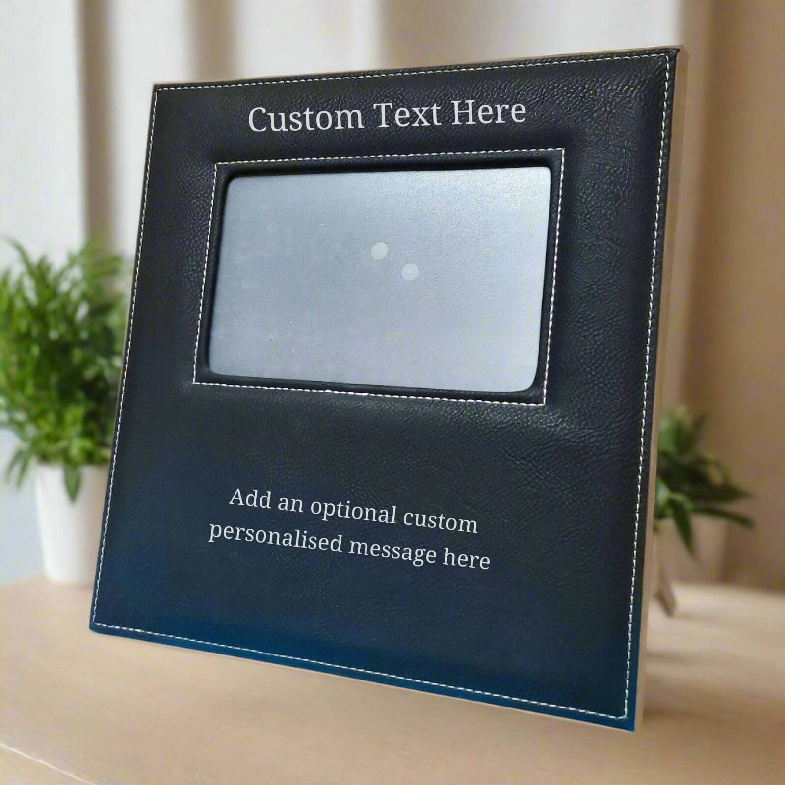 6x4 Personalised Photo Frame With Any Name, Text & Message