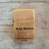 Personalised Lighter - Antique Brass Style With Name & Message