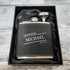 Personalised Leather Hip Flasks For Your Wedding Party - Gift Boxed