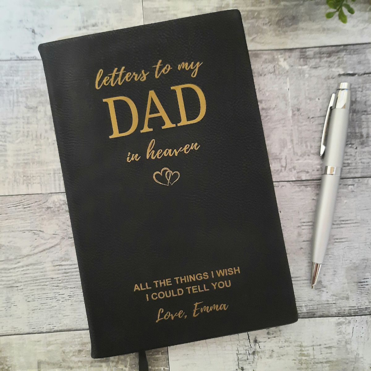 Personalised Letters to my Dad Notebook