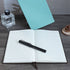 Personalised Bamboo Leather Notebook - Custom Engraved Name & Message