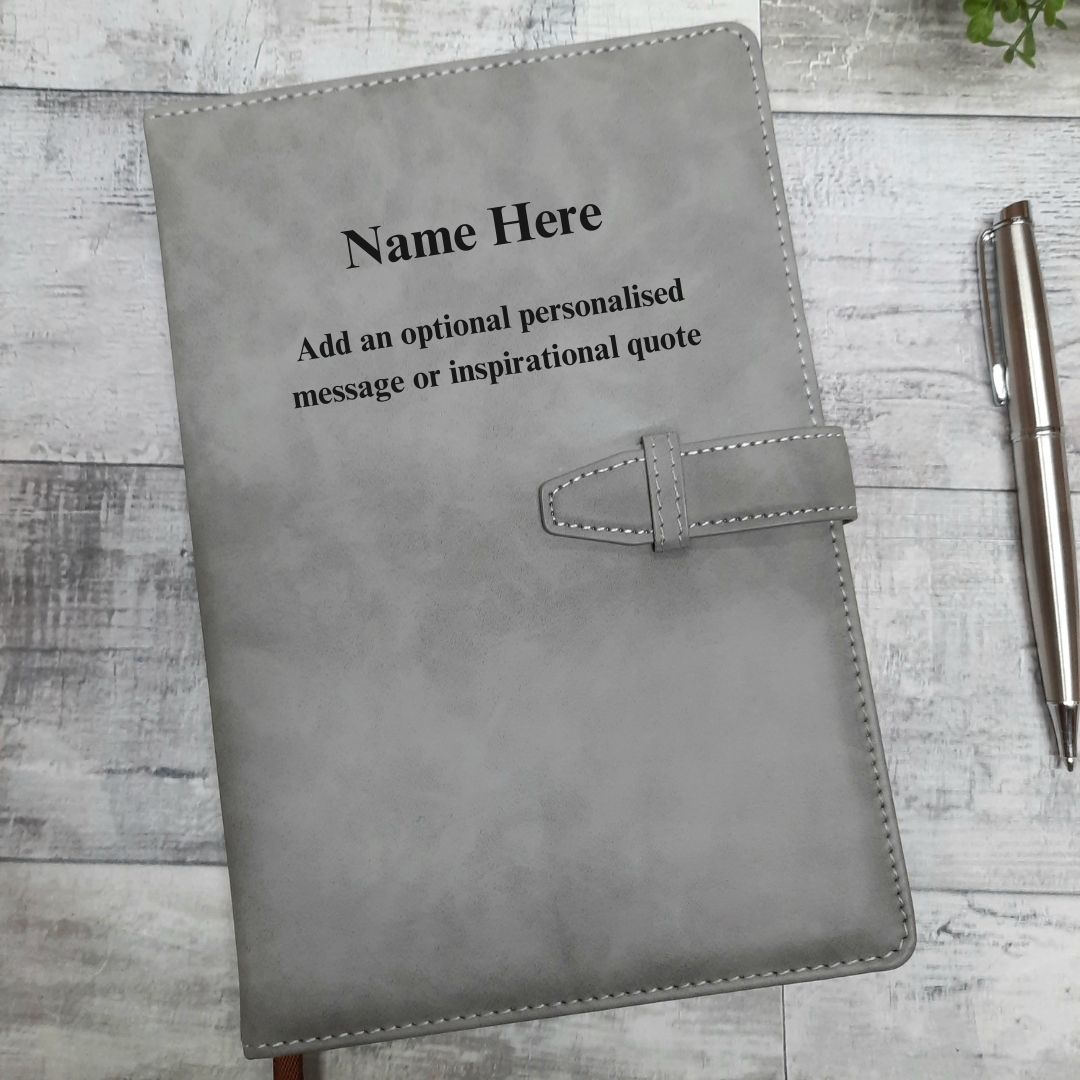 Personalised A5 Notebook With Any Name & Message - Colour Options