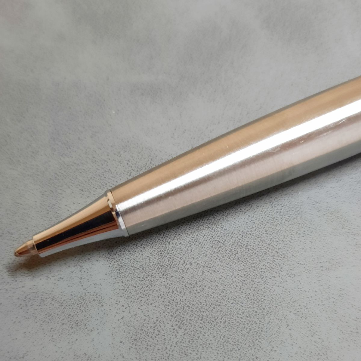 Personalised Pen With Engraved Name - Brushed Silver Colour