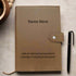 Personalised Laserable Leather Notebook Cover Including Soft Back A5 Notebook