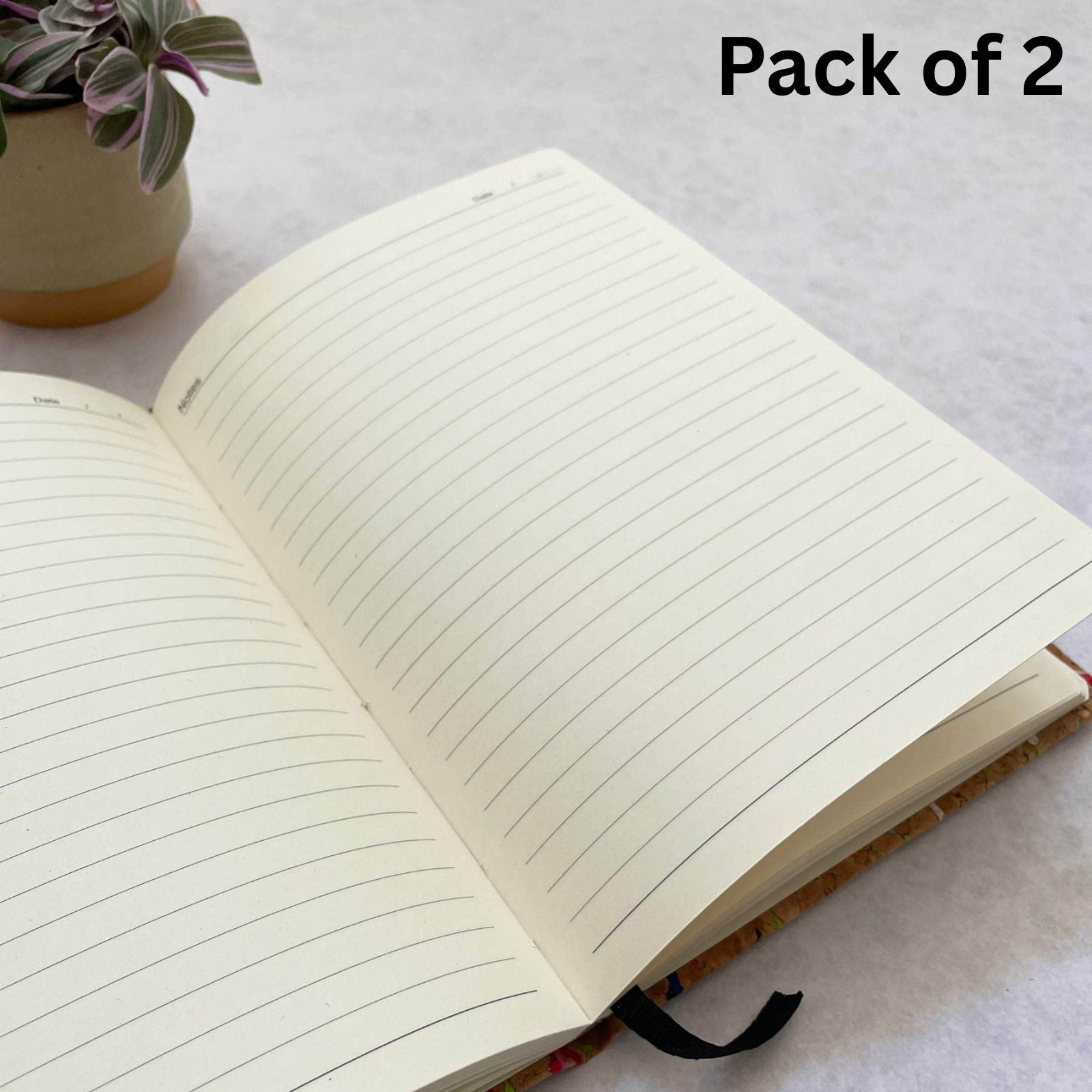 Spare Softback Inner Notebooks For Use With Our Leather Covers - 2 Pack