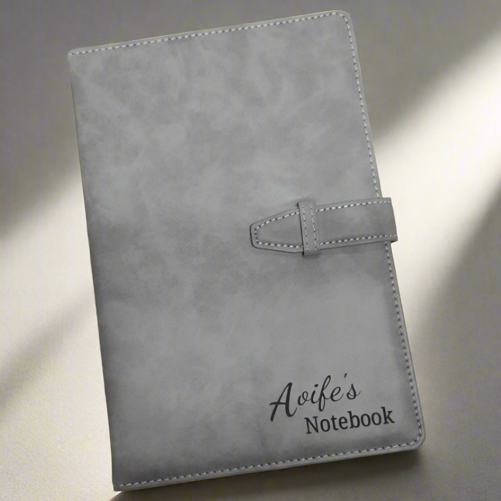 Personalised A5 Notebook Cover With Name