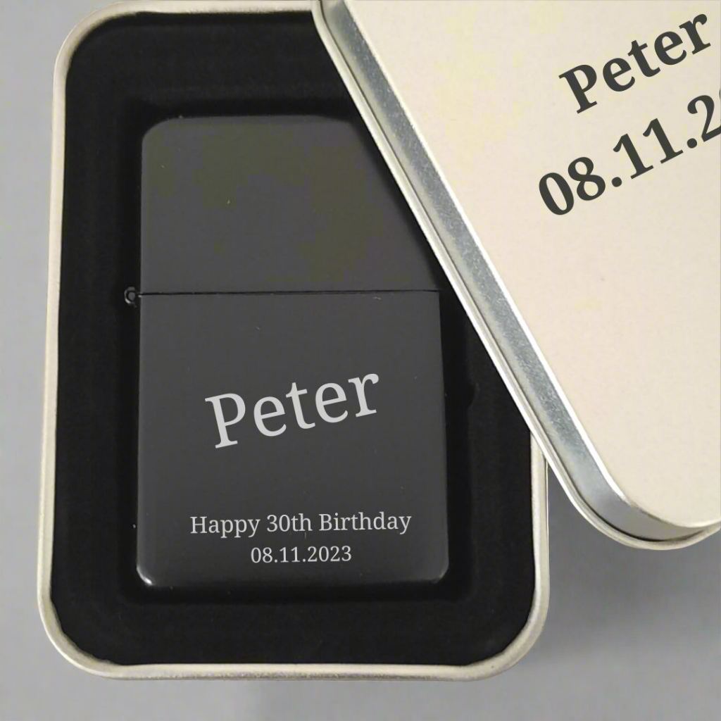 Personalised Lighter - Engraved With Name & Any Text