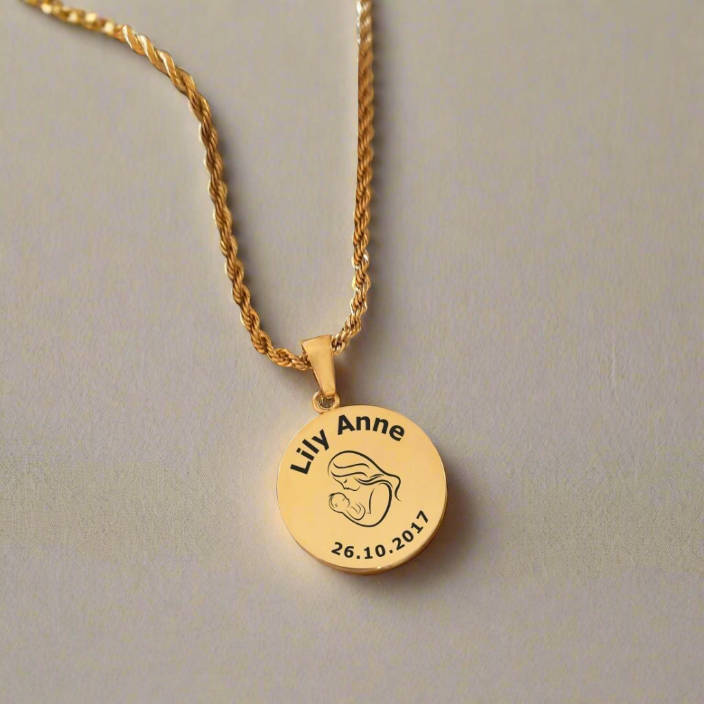 Personalised New Mother Necklace - Gift Idea For A New Mother