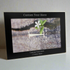 Personalised 4" x 6" Black Photo Frame With Text - Portrait or Landscape