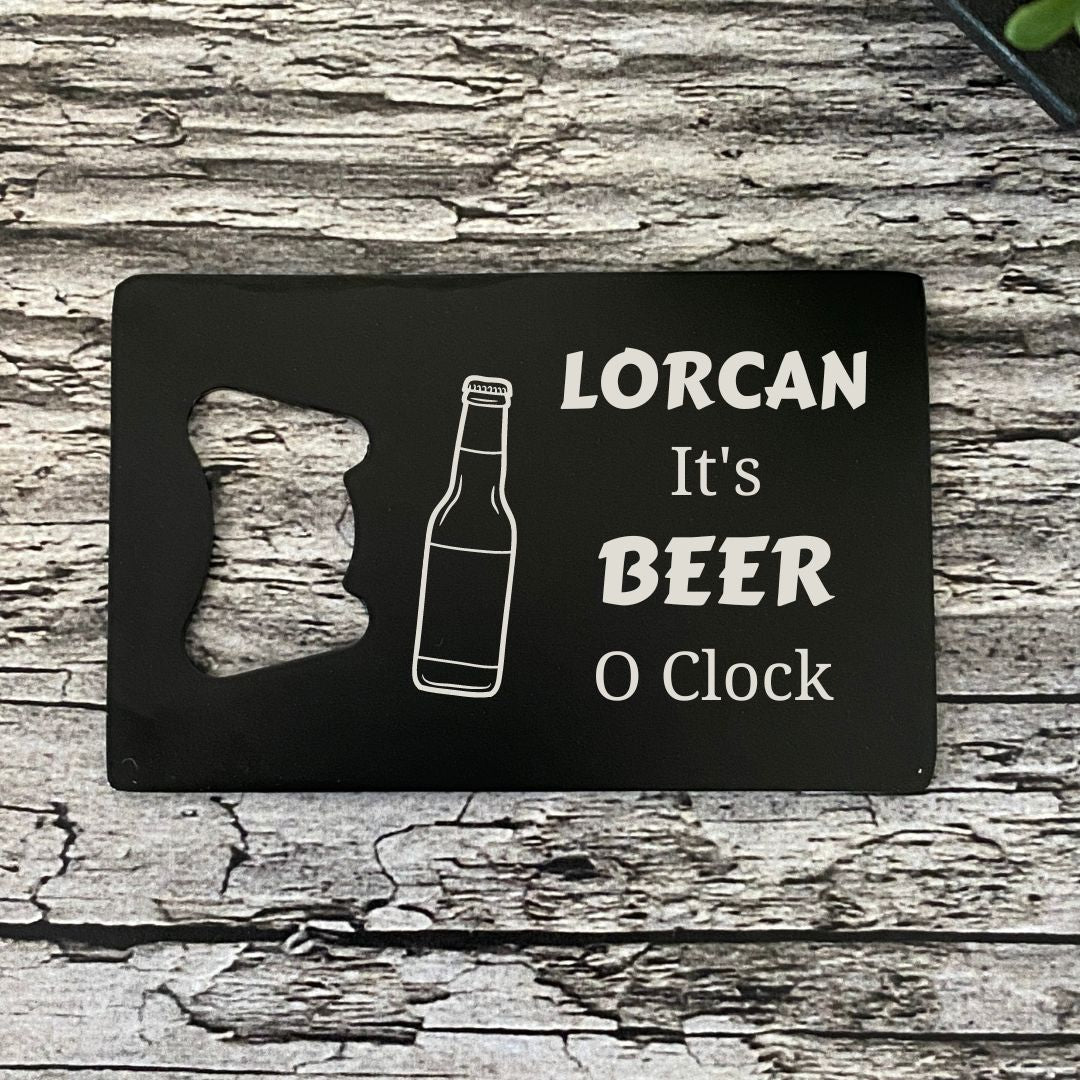 Wallet Card Bottle Opener - Personalise With Any Name