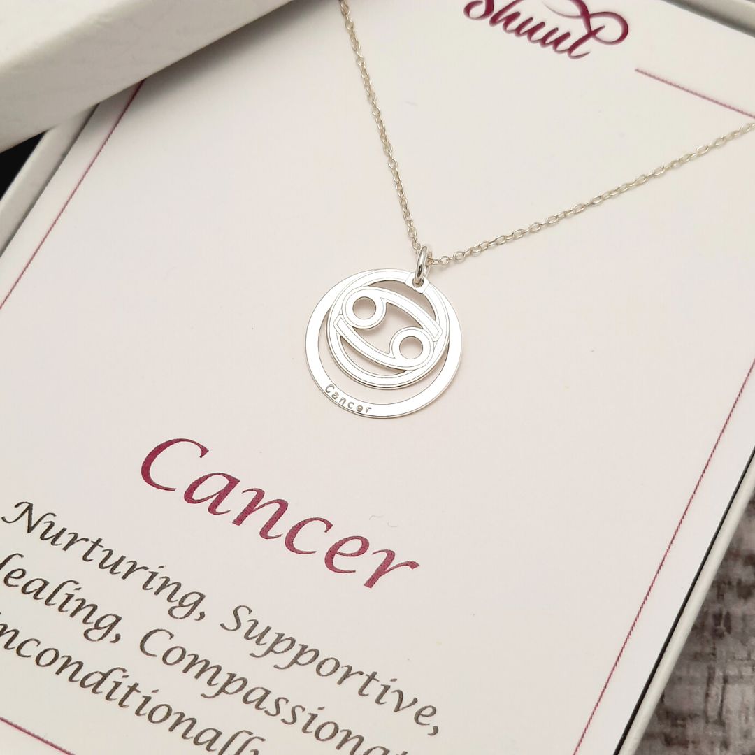 Cancer Star Sign Necklace Pendant