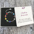 Chakra Bracelet - Sterling Silver With Crystals