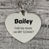Personalised Heart Pet Tag