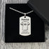Personalised Hurling Men's Dog Tag Necklace - 2 Styles To Choose From