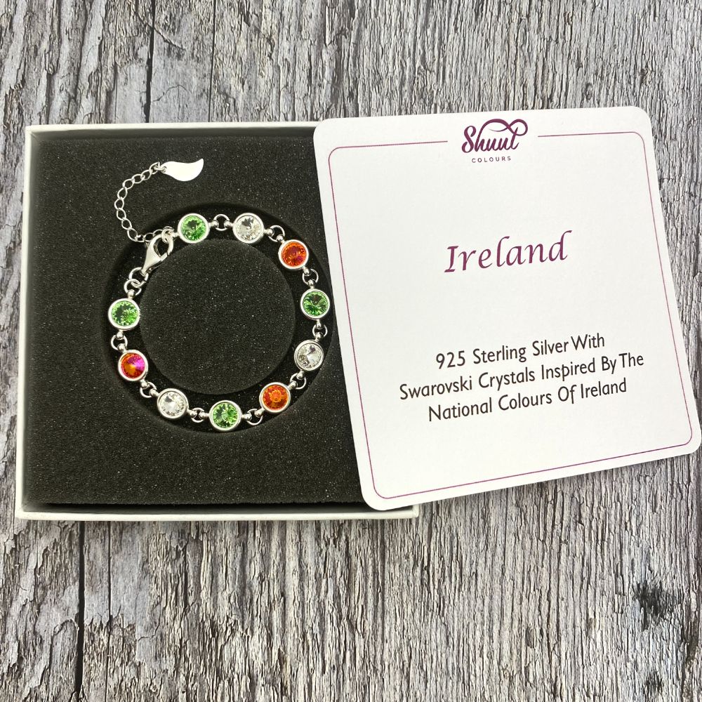 Ireland Colours Bracelet - Sterling Silver