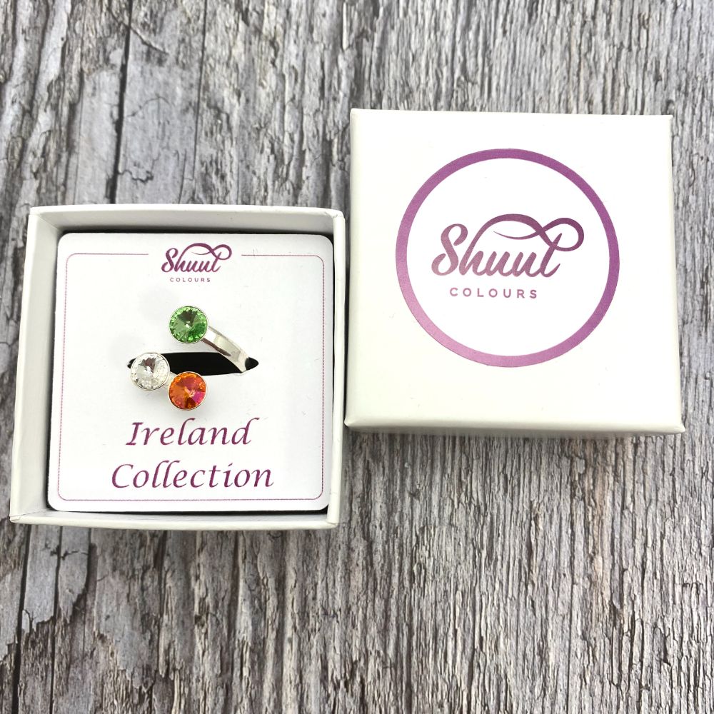 Ireland Colours Ring - Sterling Silver
