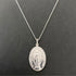 Mens Miraculous Medal Necklace of Our Lady - Sterling Silver