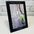 Personalised 4" x 6" Black Photo Frame With Text - Portrait or Landscape