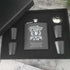 Personalised Golf Hip Flask Gift Set For Dad - 2 Styles Available