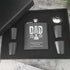 Personalised Golf Hip Flask Gift Set For Dad - 2 Styles Available