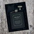 Personalised Hip Flask Gift - Black