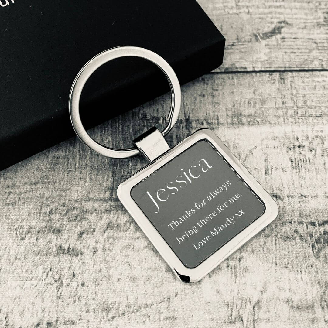 Personalised Keyring With Name & Message