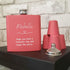 Personalised Ladies Pink Hip Flask Set - Add Any Name & Optional Message