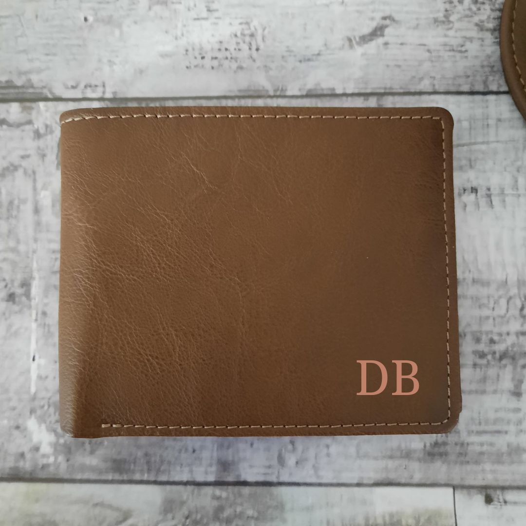 RFID Personalised Wallet With Name, Initials or Text