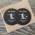 Personalised Soccer Round Coasters With Name & Message