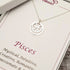 Pisces Star Sign Necklace Pendant