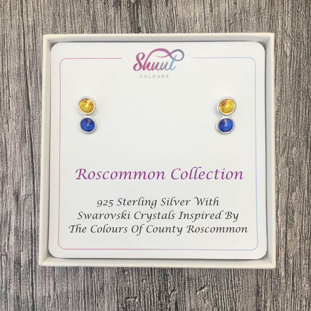 Irish County Colour Earrings - All Counties Available