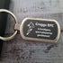 Personalised Rugby Keyring With Name & Message