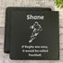 Personalised Rugby Square Coasters With Name & Message