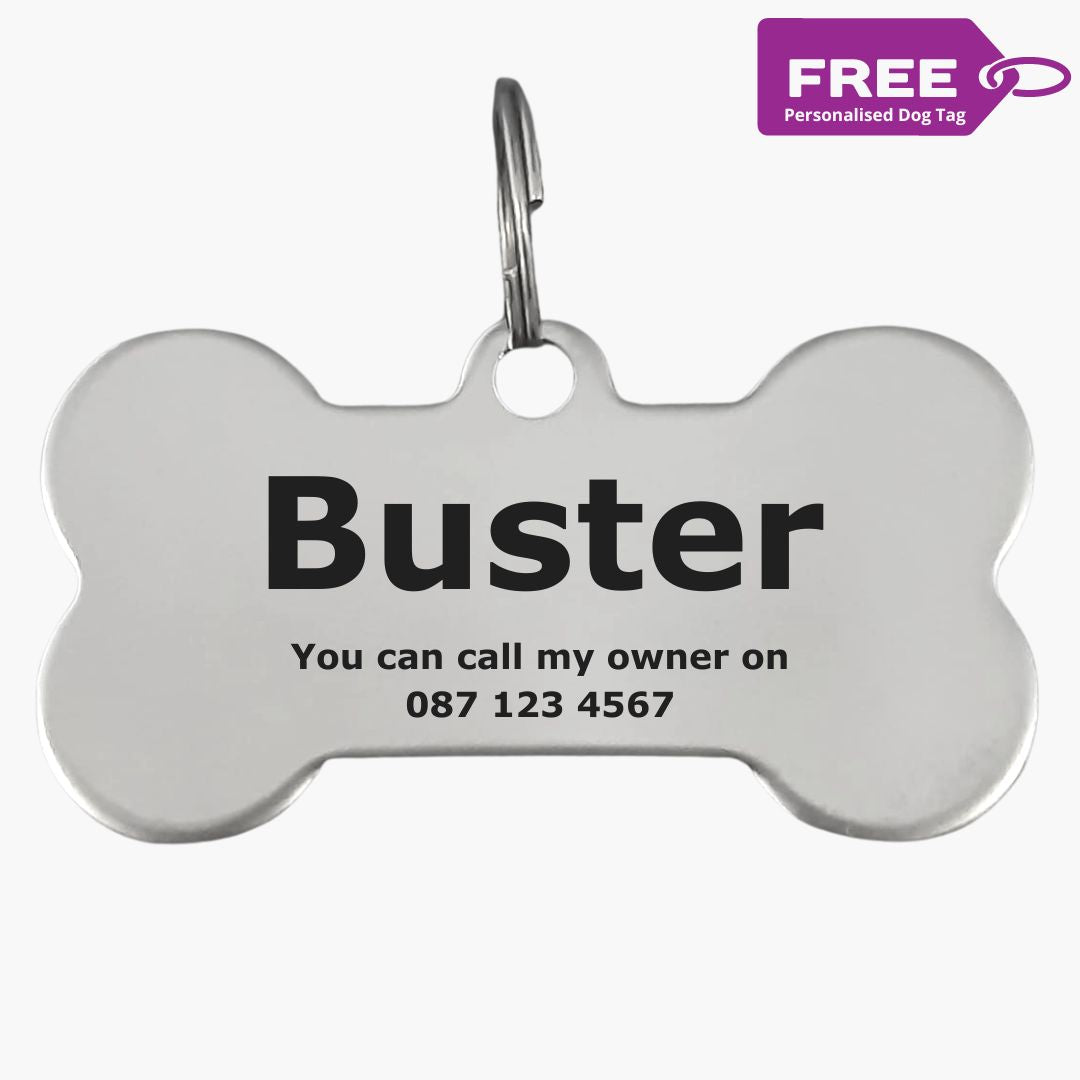 Personalised Hanging Sign Gift For A Dog Lover With FREE Dog Tag