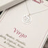 Virgo Star Sign Necklace Pendant