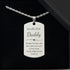 Personalised Men's Dog Tag - 'World's Best' Edition